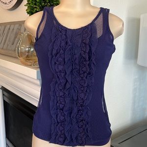 The Limited Purple Sleeveless Blouse